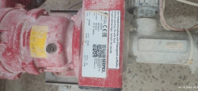 Замена механического уплотнения насоса Seepex MD05-6LT