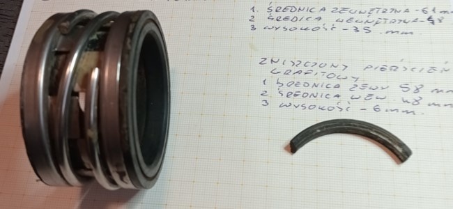 Remplacement du joint mécanique Grundfos CM 150-350-260-30.0 480308