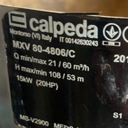 Repair of the Calpeda MXV 80-4806/C 16009220000 pump