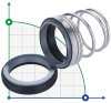 Uszczelnienie mechaniczne R-MG912 10, CAR/CER, VITON, 304, G60 фото 1 — BTS Engineering