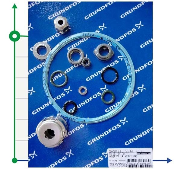 Dichtung mit Dichtung GRUNDFOS AQQE / V (A-VERSION) Art. 96932394 фото 1 — BTS Engineering