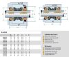 Двойное уплотнение вала насоса R-4702 30, CAR/SIC/SIC/SIC, VITON, 304 фото 2 — BTS Engineering