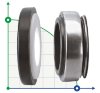 Сальник (торцевое уплотнение) R-BT-AR 15, M, SIC/SIC, EPDM, 304 фото 1 — BTS Engineering