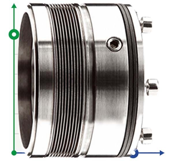 Уплотнение торцевое R-MFL WT80 55, CAR/SIC, PTFE, 316 фото 1 — BTS Engineering