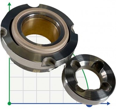 Uszczelnienie mechaniczne Cryostar R-MFLC12 27,5, PPCF/TC, VITON, 316 — BTS Engineering