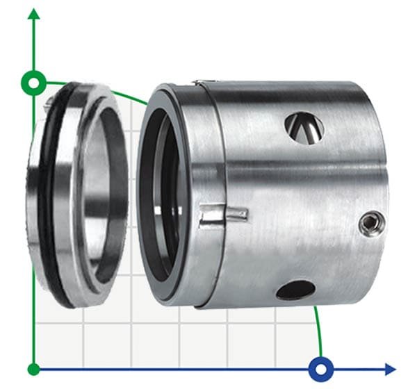 Уплотнение торцевое механическое R-JB104 50, CAR/SIC, EPDM, 304, T4С фото 1 — BTS Engineering