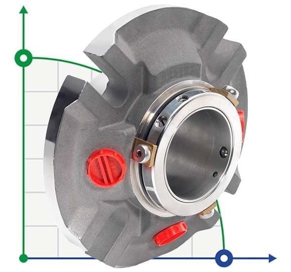 Картриджне ущільнення R-CURC 3, SIC/SIC, VITON, 316L фото 1 — BTS Engineering