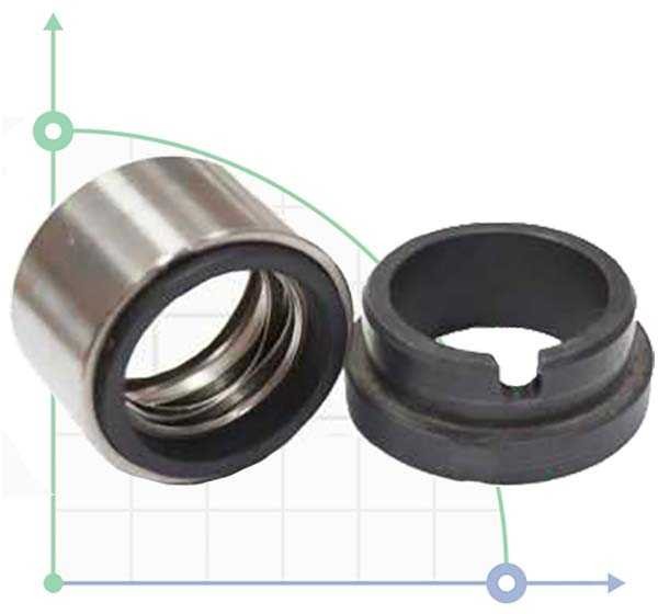 Sello mecánico R-GEA 25, CAR/SIC, VITON, 304 фото 1 — BTS Engineering