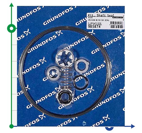 Уплотнение вала AUUE GRUNDFOS CR/CRN 8/16 арт. 985874 фото 1 — BTS Engineering