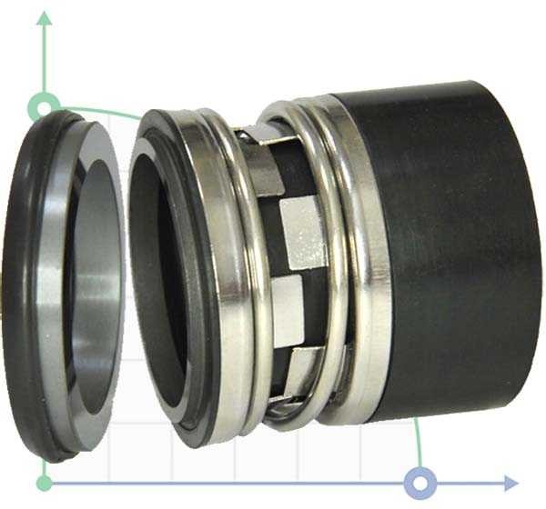 Garniture mécanique R-2100N 48, CAR/SIC, VITON, 304 фото 1 — BTS Engineering
