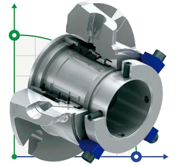 Картриджное уплотнение Flowserve R-ISC2-PX 45, SIC/SIC, VITON, 316 фото 1 — BTS Engineering