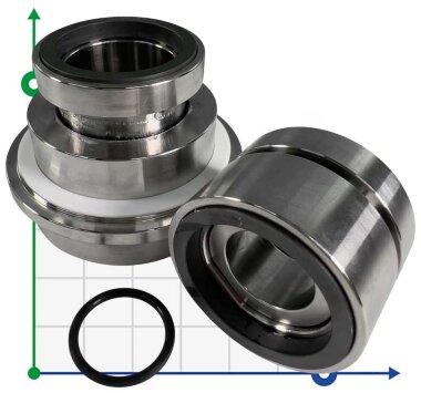 Картриджное уплотнение насоса Sulzer Ahlstar APP1 R-SE1F-AP 30, SIC/SIC, VITON, 316 — BTS Engineering