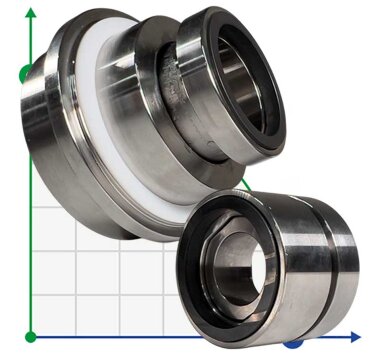 Картриджное уплотнение насоса Sulzer Ahlstar APP3 R-SE1F-AP 50, SIC/SIC, VITON, 316 — BTS Engineering