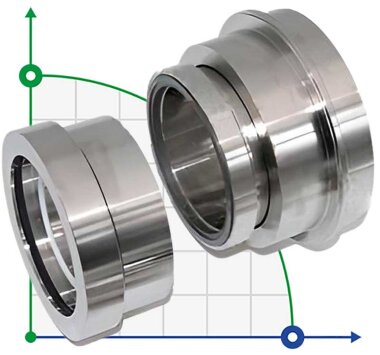 Картриджное уплотнение насоса Sulzer Ahlstar APP6 R-SE1F-AP 90, SIC/SIC, VITON, 316 — BTS Engineering