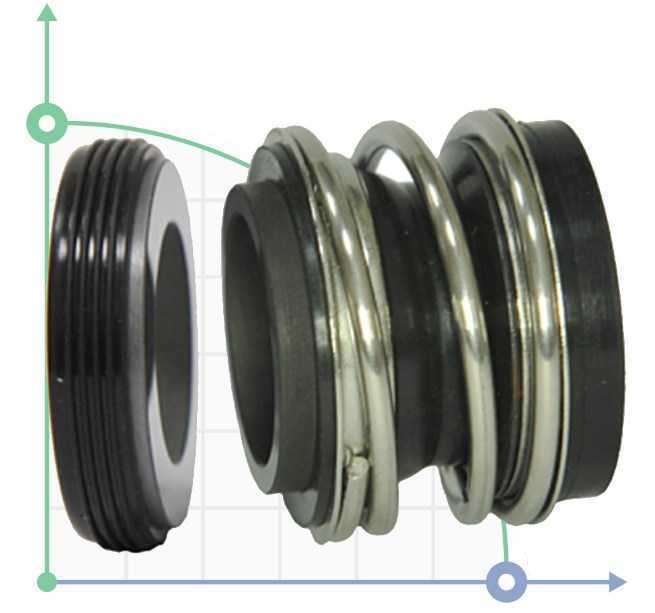 Торцевое механическое уплотнение R-MG1S20 58, CAR/SIC, EPDM, 304, G50 фото 1 — BTS Engineering