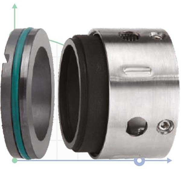 Торцеве механічне ущільнення R-8U 2.3/4, CAR/SIC, VITON, 304, PG фото 1 — BTS Engineering