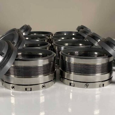 High temperature mechanical seal R-609 2.3/8, SIC/SIC, GRAFOIL, AM350/316 — BTS Engineering
