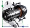 Podwójne uszczelnienie kasetowe mieszadła R-MR35L-D 110, SIC/SIC/CAR/SIC/VITON, 304 фото 1 — BTS Engineering