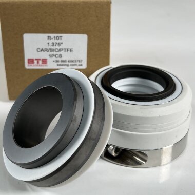 Уплотнение вала R-10T 1.3/4, SIC/SIC, PTFE, 304, V — BTS Engineering