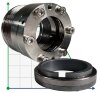 High temperature mechanical seal for pump Sulzer A R-650 35, SIC/SIC, GRAPHITE, AM350/316 фото 1 — BTS Engineering