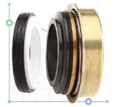 Ущільнення помпи R-6BG 16, SIC/SIC, NBR, 304 — BTS Engineering