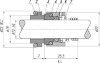 Uszczelnienie pompy Lowara R-LW 16, B, SIC/CAR, EPDM, 304 фото 2 — BTS Engineering