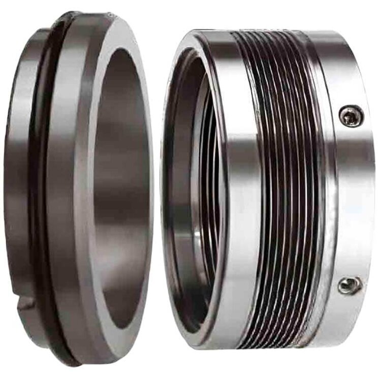 Junta de fuelle metálica para eje de bomba R-MFL85N 90, CAR/SIC, VITON ...