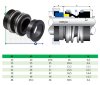 Механічне ущільнення валу насоса KSB R-MG1S6 28, CAR/SIC, EPDM, 304 фото 2 — BTS Engineering