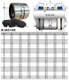 Подвійне механічне ущільнення R-M010D 85, CAR/SIC/CAR/SIC, EPDM, 304 фото 2 — BTS Engineering