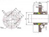 Sello de cartucho R-CSM 2.1/2, SIC/SIC, VITON, 304 фото 3 — BTS Engineering