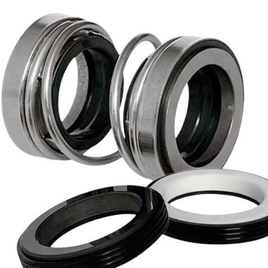 Junta de eje doble para bombas CALPEDA, DAB, Ebara, WILO, Zenit, Sprut R-208 15, CER/CAR/CER/CAR, EPDM, 304 &mdash; BTS Engineering