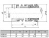 Fin Garniture mecanique R-706E 12, SIC/TC, EPDM, 304 фото 3 — BTS Engineering