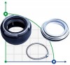 Торцеве ущільнення насосу FLYGT R-FL.OU 45, TC/TC, VITON фото 1 — BTS Engineering