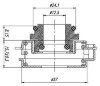 Pump seal Grundfos CM, CME and Boosters R-706D 12, CAR/SIC, EPDM, 304 фото 2 — BTS Engineering