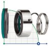 Mechanical seal R-M3N 35, CAR/SIC, EPDM, 304, G9 фото 1 — BTS Engineering