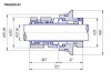 Торцеве ущільнення для Grundfos R-706H(CR) 22, SIC/SIC, EPDM, 304 фото 4 — BTS Engineering