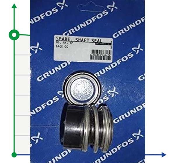 Uszczelnienie wału BAQE GG D38 GRUNDFOS TP/NB/NK nr art. 96537605 фото 1 — BTS Engineering