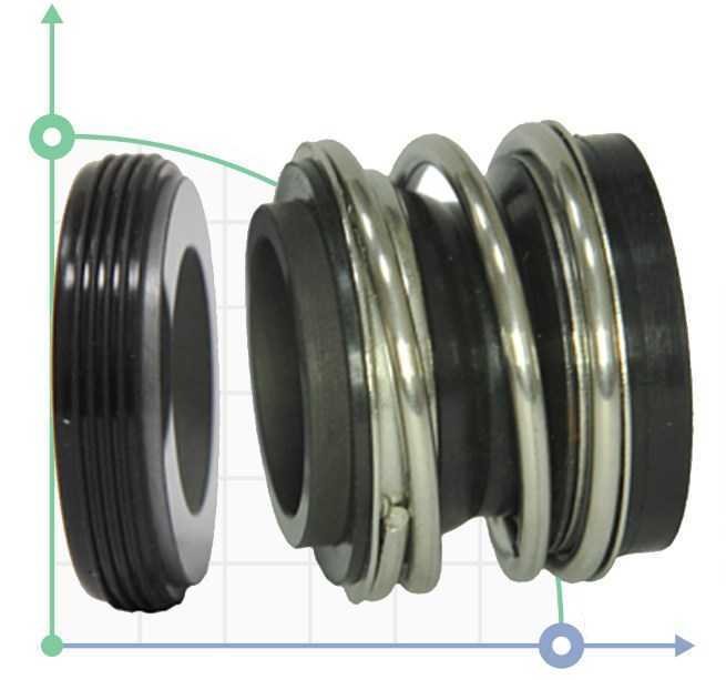 Торцеве механічне ущільнення R-MG1S20 20, SIC/SIC, VITON, 304, FG фото 1 — BTS Engineering