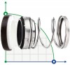 Mechanical shaft seal R-21UK 10, CЕR/CAR, EPDM, 304, N фото 1 — BTS Engineering