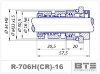 Торцевий ущільнювач для насосу Grundfos R-706H(CR) 16, CAR/CAR, VITON, 304 фото 2 &mdash; BTS Engineering