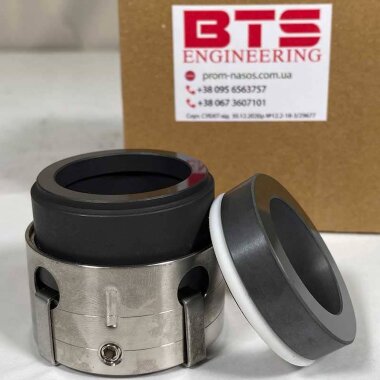 Торцевое механическое уплотнение R-59B 24, CAR/SIC, PTFE, 316, ВО — BTS Engineering