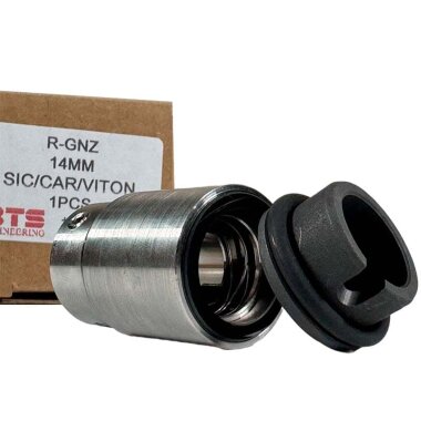 Joint mécanique R-GNZ 14, SIC/CAR, VITON, 304, G16 pour pompes Grundfos, Hilge Pumps, Sterling Sihi &mdash; BTS Engineering