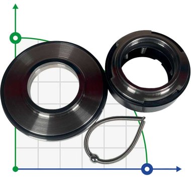 Garniture mécanique pour pompe FLYGT type R-FL.NU 45 arbre TC/TC, VITON, 304 — BTS Engineering