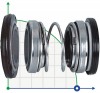 Double pump shaft seal R-4702 20, СAR/CER/SIC/SIC, NBR, 304 фото 1 — BTS Engineering