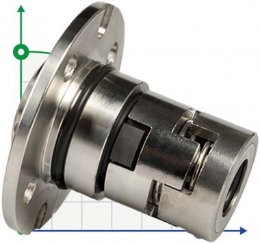 Уплотнение картриджного типа R-706L 16, SIC/SIC, VITON, 304 — BTS Engineering