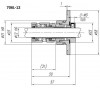 Joint cartoucheа R-706L 22, SIC/SIC, VITON, 304 фото 2 — BTS Engineering