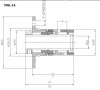 Joint cartoucheа R-706L 22, SIC/SIC, VITON, 304 фото 3 — BTS Engineering