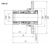 Joint cartoucheа R-706L 22, SIC/SIC, VITON, 304 фото 4 — BTS Engineering