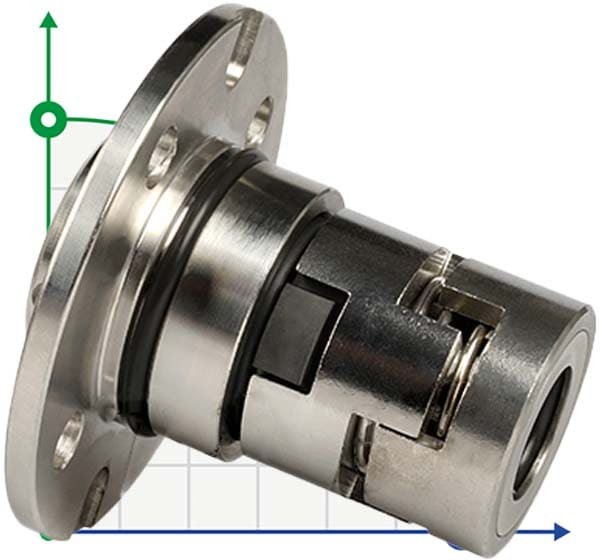 Joint cartoucheа R-706L 22, SIC/SIC, VITON, 304 фото 1 — BTS Engineering