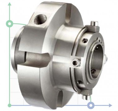 Подвійне картриджне ущільнення R-CARTEX(DN) 55, SIC/SIC/SIC/CAR, VITON, 304 — BTS Engineering